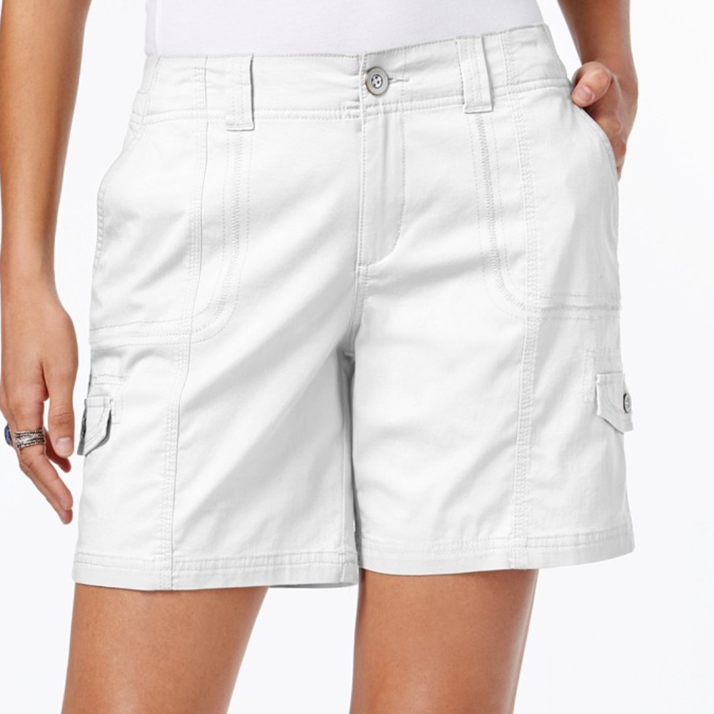 Style & Co Petite Comfort-Waist Cargo Shorts NWT